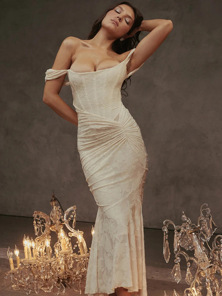 Demi - Charlotte gebloemde maxi jurk
