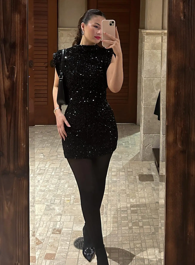 Elara™ Glamour Jurk