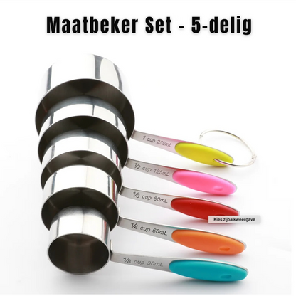MagnoSet™ – De Slimme RVS Maatlepelset met Magnetisch Design