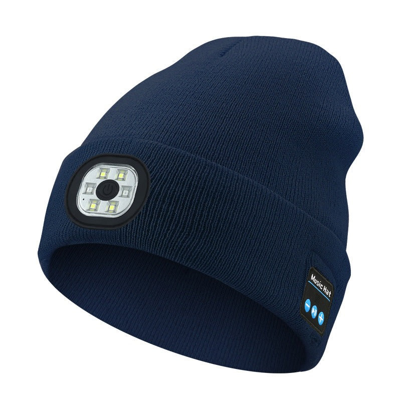 LumiWear™ - Multifunctioneel LED- Licht En Bluetooth Warme Muts