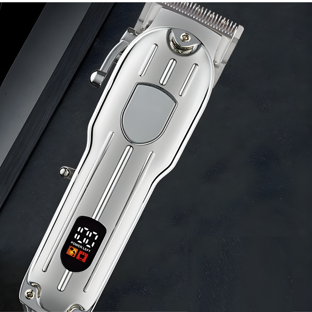 TrimVance™ – Slimme LCD Tondeuse voor Strak & Verzorgd Haar