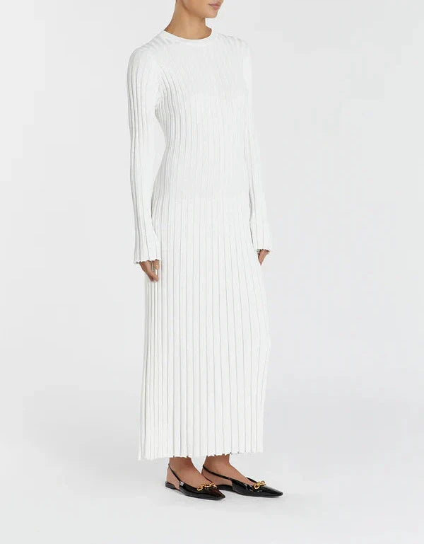 EleganceWear™ - Midi-jurk met lange mouwen