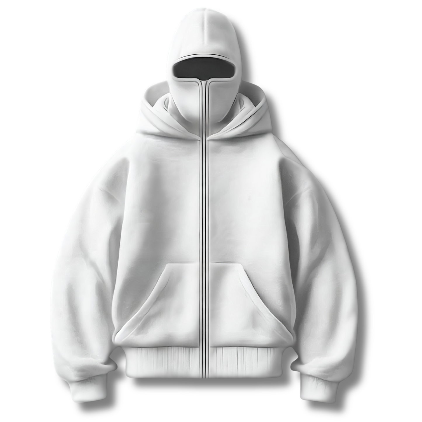 Nexivra™ Zip-Mask Hoodie – Streetwear met karakter en comfort