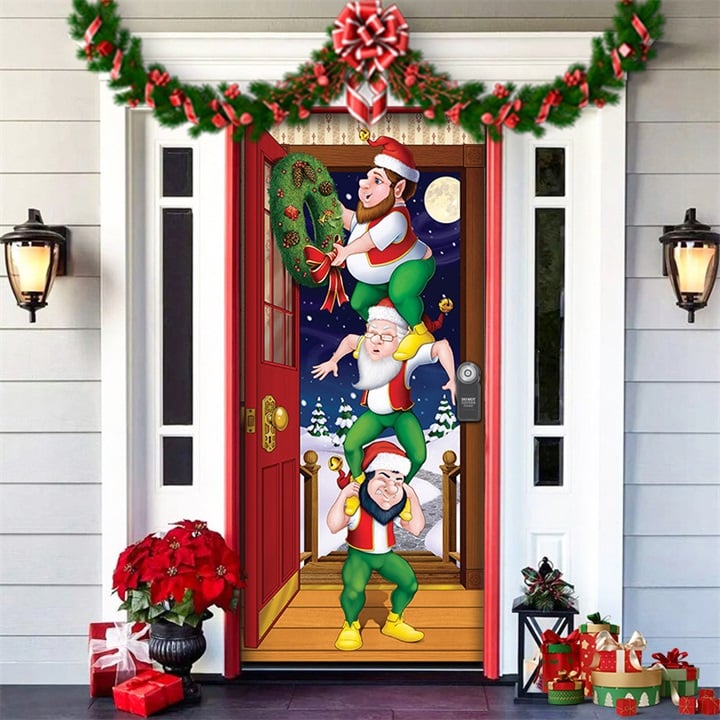 JollyDoor™ – Feestelijke Kerst Deurdecoratie