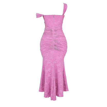 Demi - Charlotte gebloemde maxi jurk