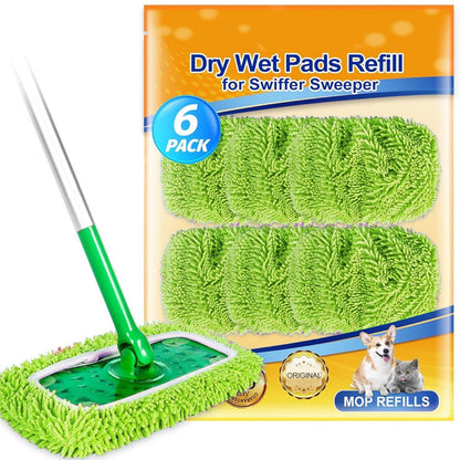 EcoSweep™ – Herbruikbare Microvezel Moppads voor Elke Vloer