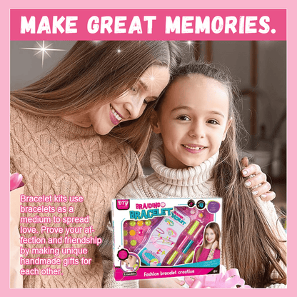 KnottyFun™ – Creatief Armband Weefset voor Kinderen