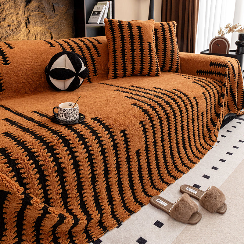 Cozelle™ Plush Sofa Cover – Zachte Luxe Voor Jouw Woonkamer