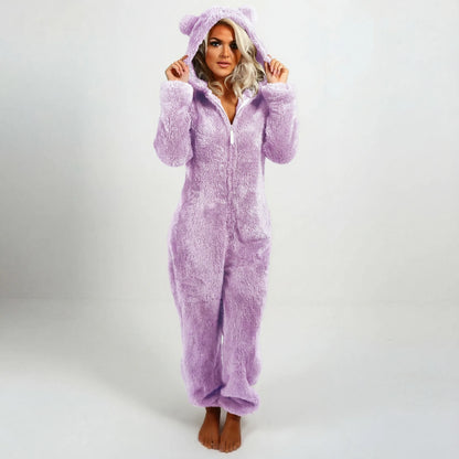 Cozynoa™ Teddy Hoodie Suit – Ultiem Comfort voor Koude Dagen