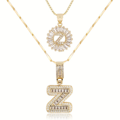 Lustra™ | Luxe Initial Ketting Set | 2 Stuks
