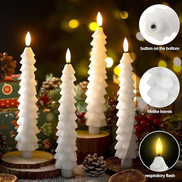 Auraflame™ LED Kerstboomkaarsen – Breng warmte tot leven, zonder vlam