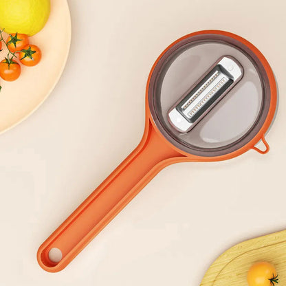 CulinaPro™ | Multifunctionele Dunschiller met Opvangbakje