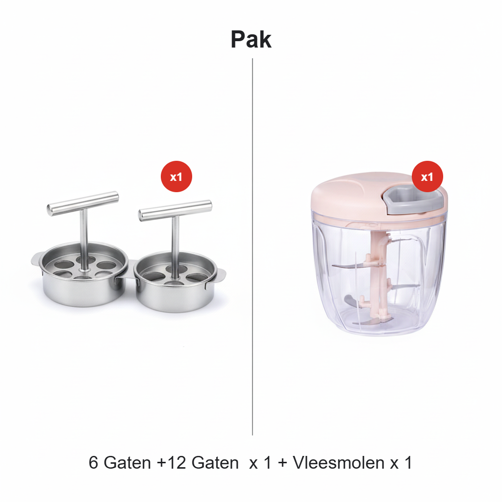 Bollissimo™ Gehaktballenmaker – Snel, Netjes en Perfect in Vorm