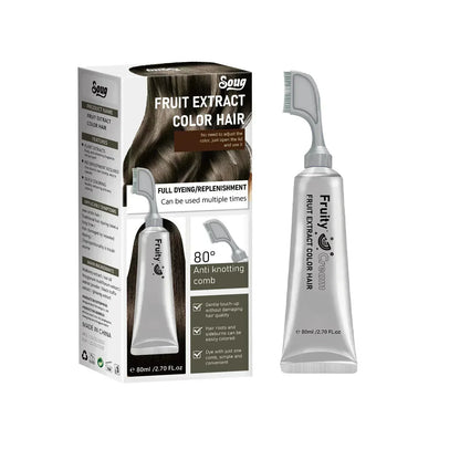 Aurélienne™ Fruit Essence Haarverfkam – Simpel, Snel en Stralend