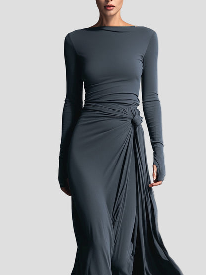 Lunévia™ | Elegante Jurk met Subtiel Vormgevend Detail