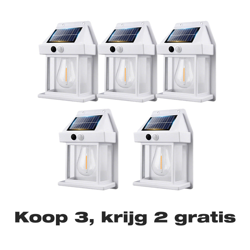 LumaVex™ Solar Wandlamp met Bewegingssensor