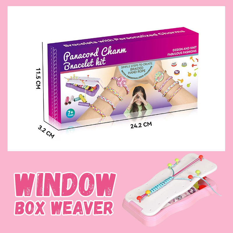 KnottyFun™ – Creatief Armband Weefset voor Kinderen