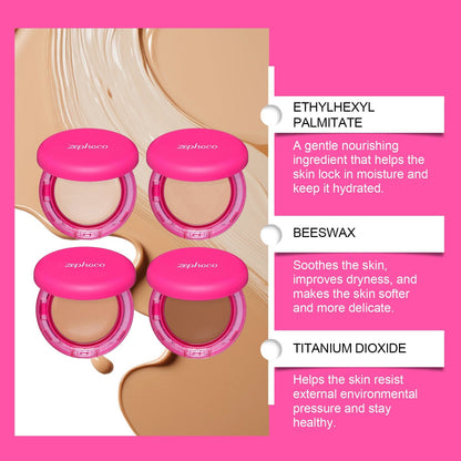 Glowvera™ – Hydraterende Balm Foundation met Luxe Kwast