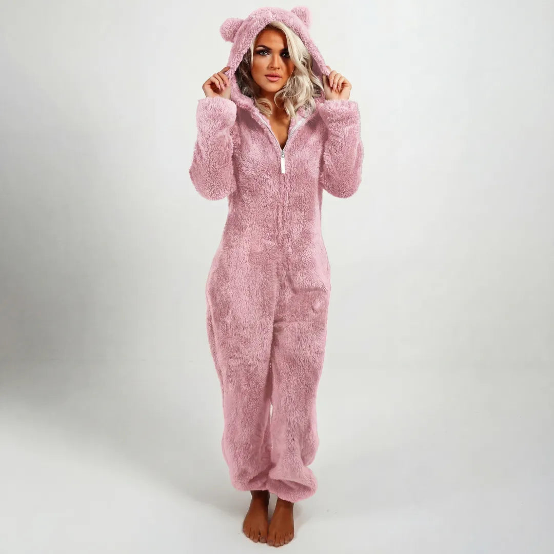 Cozynoa™ Teddy Hoodie Suit – Ultiem Comfort voor Koude Dagen