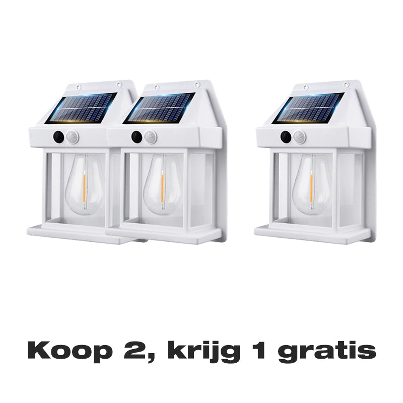 LumaVex™ Solar Wandlamp met Bewegingssensor
