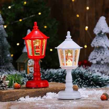 Frostellis™ – Vintage kerstlantaarn met sneeuwglobe, licht & muziek