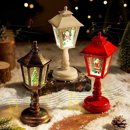Frostellis™ – Vintage kerstlantaarn met sneeuwglobe, licht & muziek