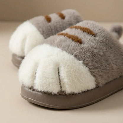 Meowsera™ Snuggle Paws – Zachte Pantoffels met Kattenpoot Design