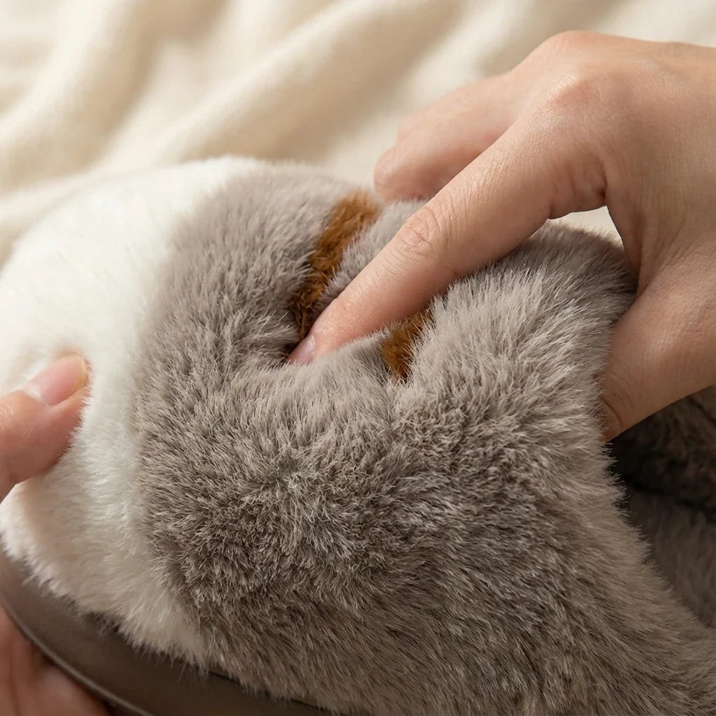 Meowsera™ Snuggle Paws – Zachte Pantoffels met Kattenpoot Design