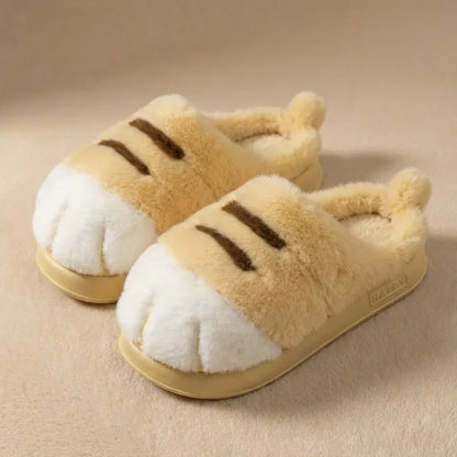 Meowsera™ Snuggle Paws – Zachte Pantoffels met Kattenpoot Design