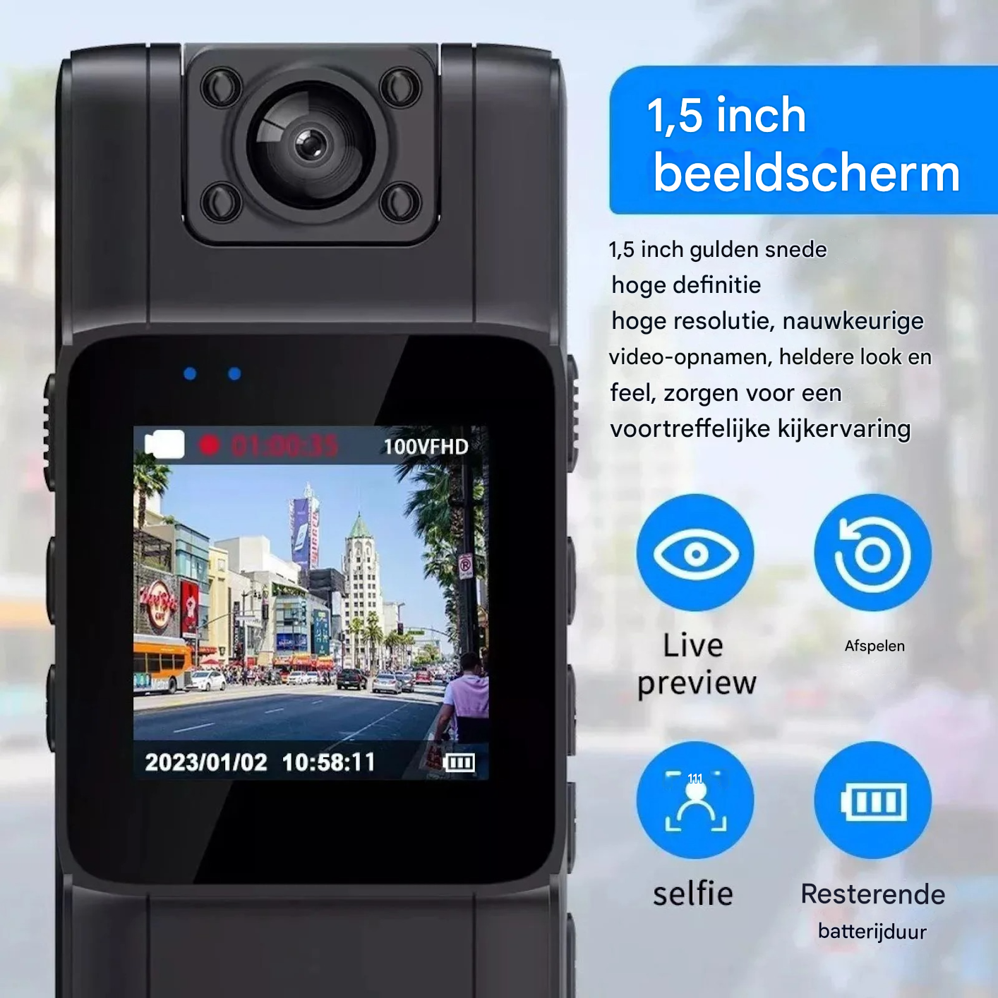 VisionMate™ – Jouw compacte camera voor elk moment