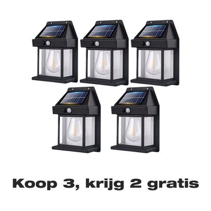 LumaVex™ Solar Wandlamp met Bewegingssensor