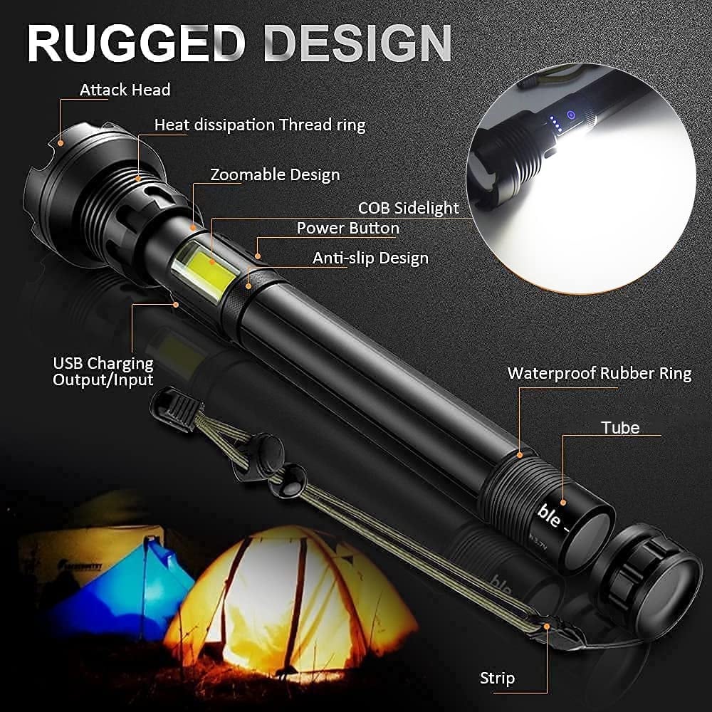 LumexPro™ Tactical Flashlight – Krachtige verlichting in elke situatie
