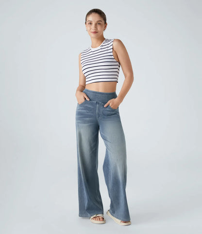 LiviaFlex™ | Elegante Hoge Taille Broek