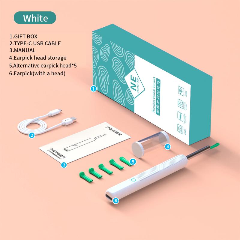 ClearScope™ – Draadloze Oorreiniger met Camera en LED