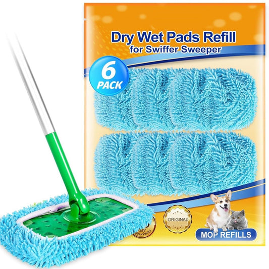 EcoSweep™ – Herbruikbare Microvezel Moppads voor Elke Vloer