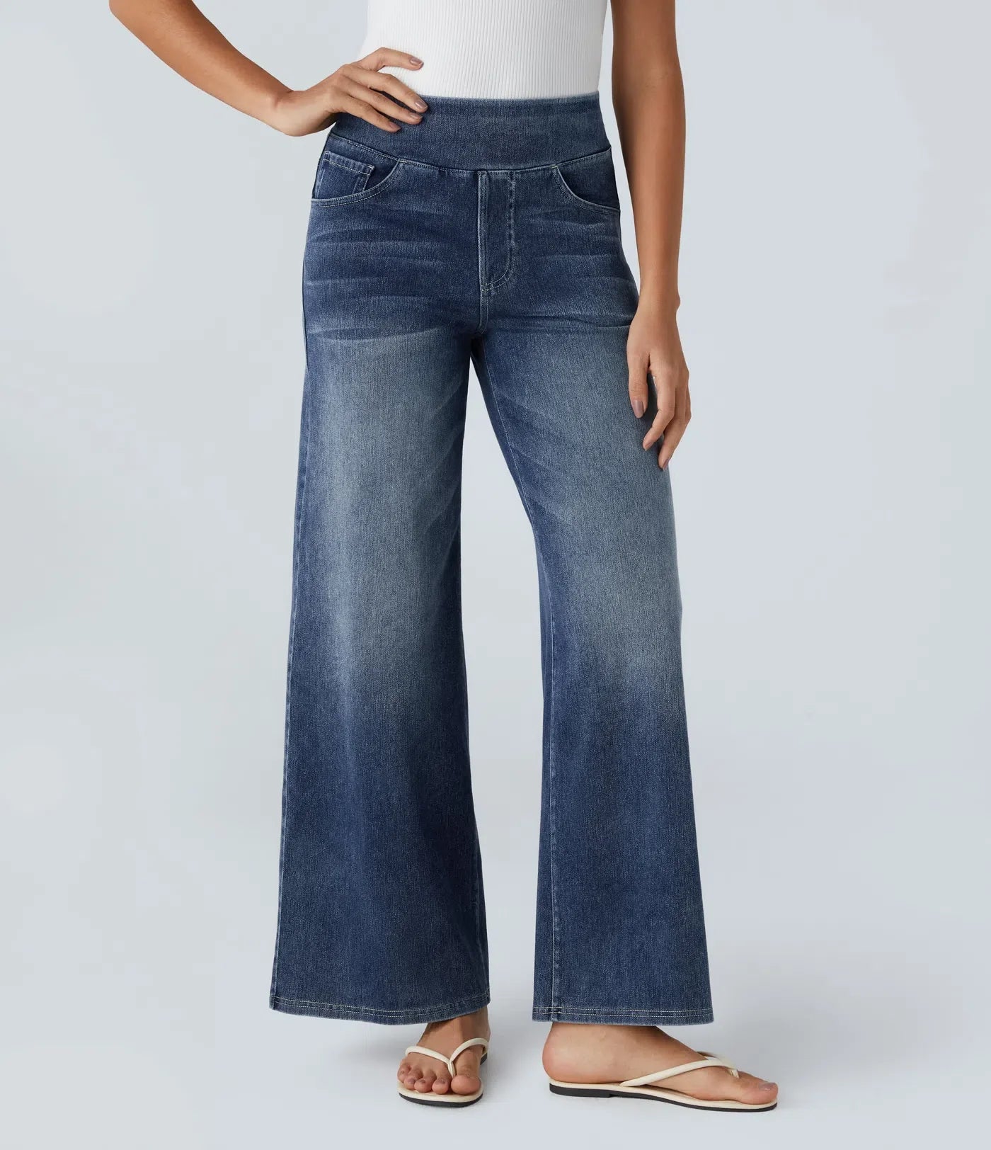 LiviaFlex™ | Elegante Hoge Taille Broek