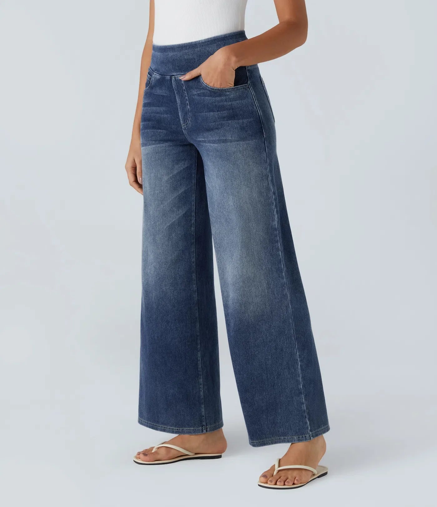 LiviaFlex™ | Elegante Hoge Taille Broek