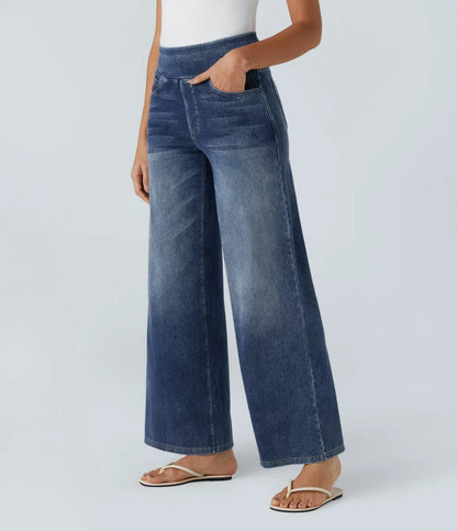 LiviaFlex™ | Elegante Hoge Taille Broek