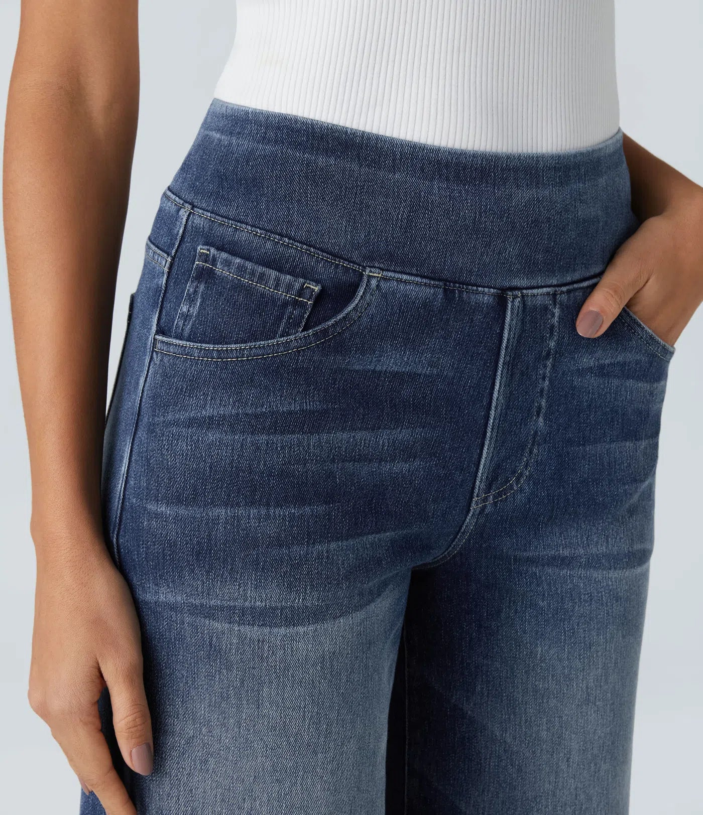 LiviaFlex™ | Elegante Hoge Taille Broek