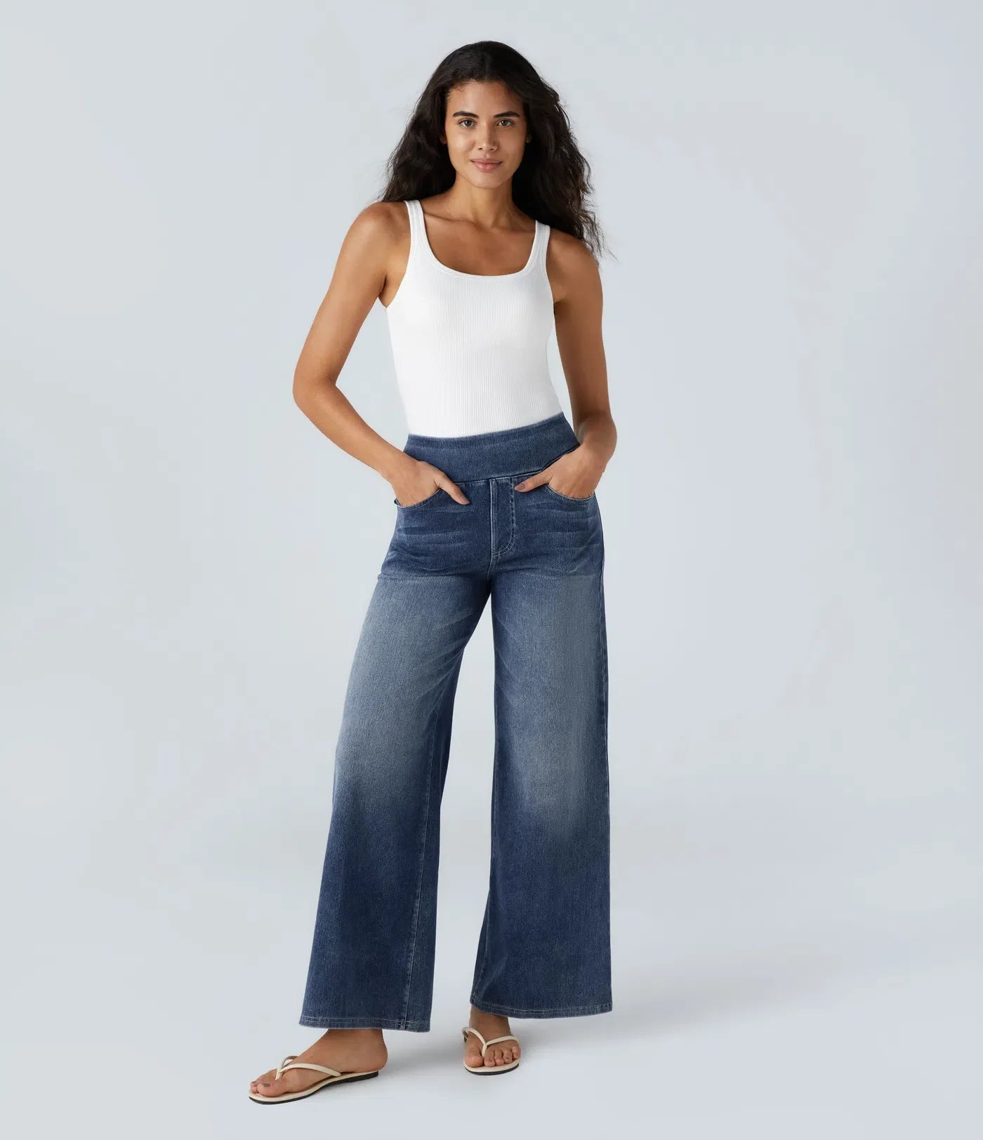 LiviaFlex™ | Elegante Hoge Taille Broek