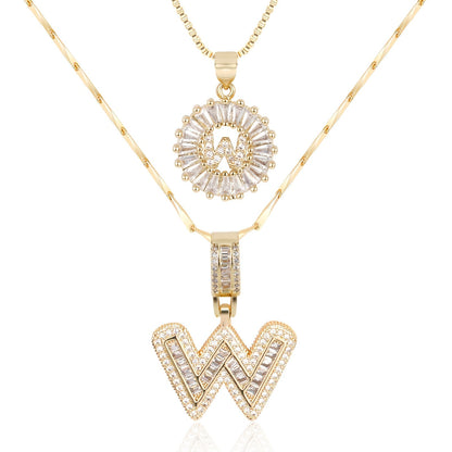 Lustra™ | Luxe Initial Ketting Set | 2 Stuks