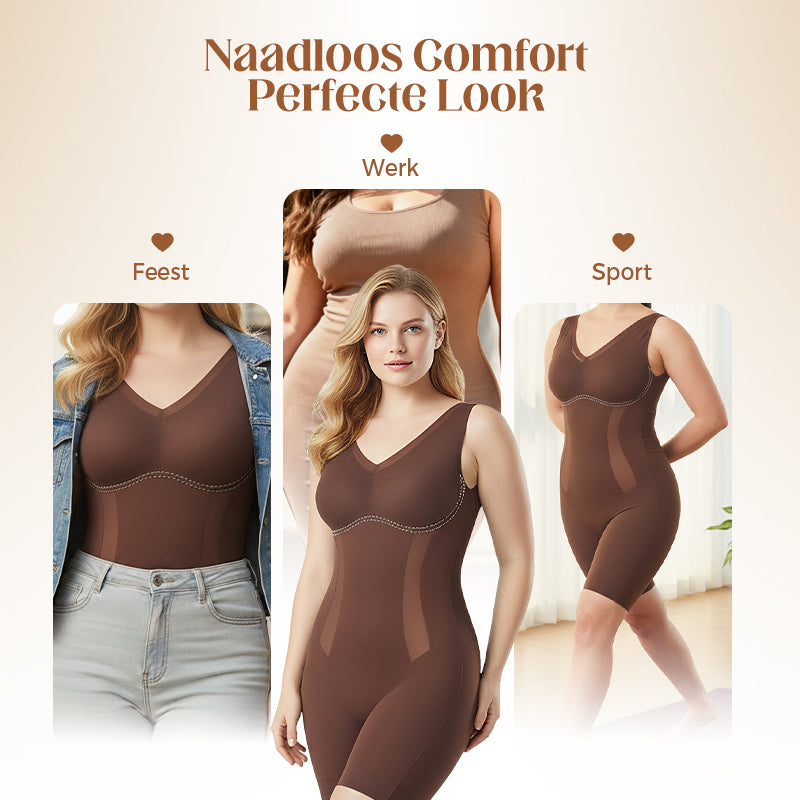 SilvoriaFit™ One-Piece Comfort Shaper – Naadloze ondersteuning voor dagelijks gemak