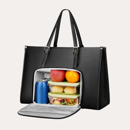 Workea™ – De elegante 2-in-1 Laptop & Lunch Tas