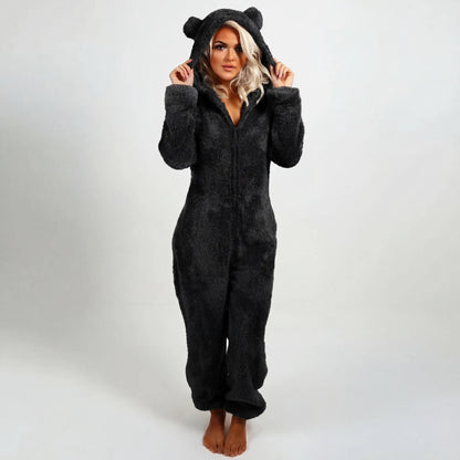 Cozynoa™ Teddy Hoodie Suit – Ultiem Comfort voor Koude Dagen