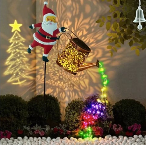 GlowSanta™ – Breng Magische Kerstsfeer naar Buiten met Zonne-LED Decoratie