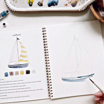 Aquarellia™ Watercolor Workbooks – Ontdek de rust van schilderen 🎨