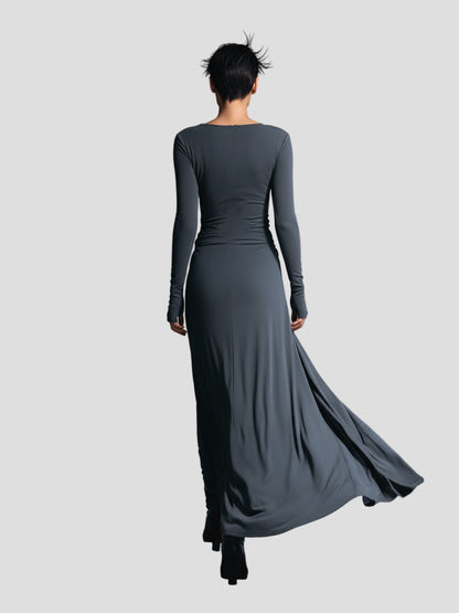 Lunévia™ | Elegante Jurk met Subtiel Vormgevend Detail