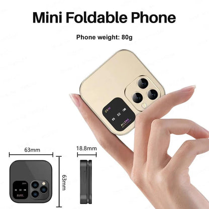 MiniFlip | 2 SIM kaart Opvouwbare mobiele telefoon