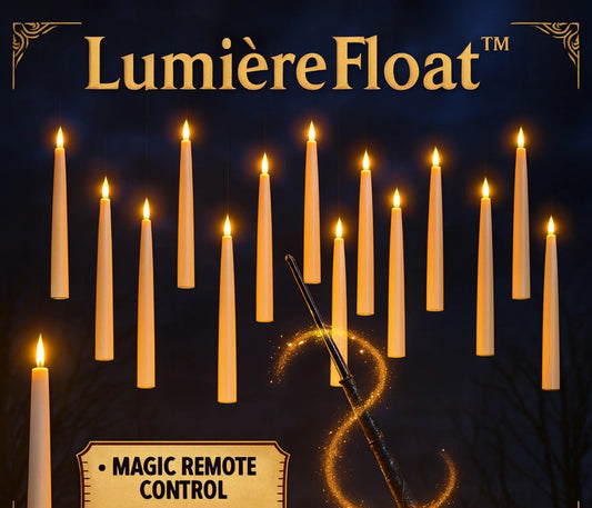 Auralume™ – Creëer een betoverende sfeer met zwevende LED-kaarsen 🕯️