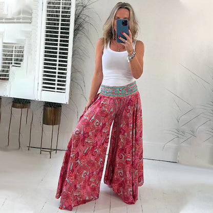 LARA - ETNISCHE BROEK MET PAISLEYPRINT